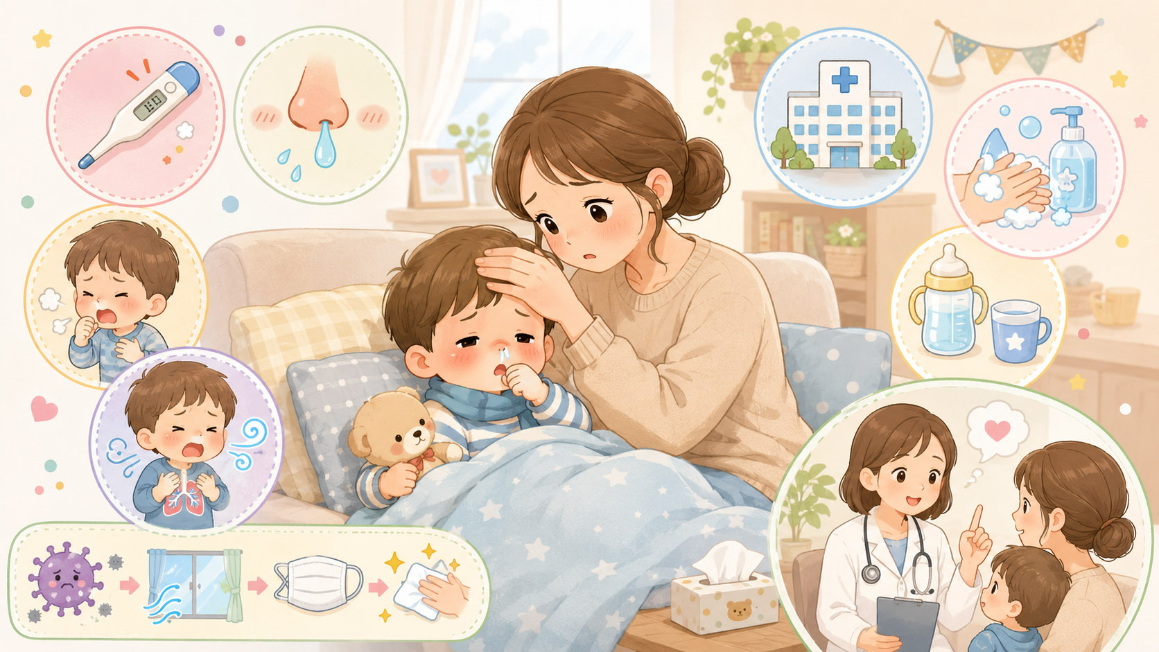 子どものRSウイルス感染症とは？